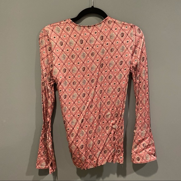 Chelsea 28 Silky Wrap Top - Picture 4 of 5